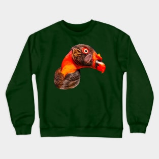 Portrait of the head of a King Vulture Crewneck Sweatshirt